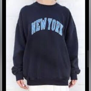 Navy Blue Brandy Crewneck